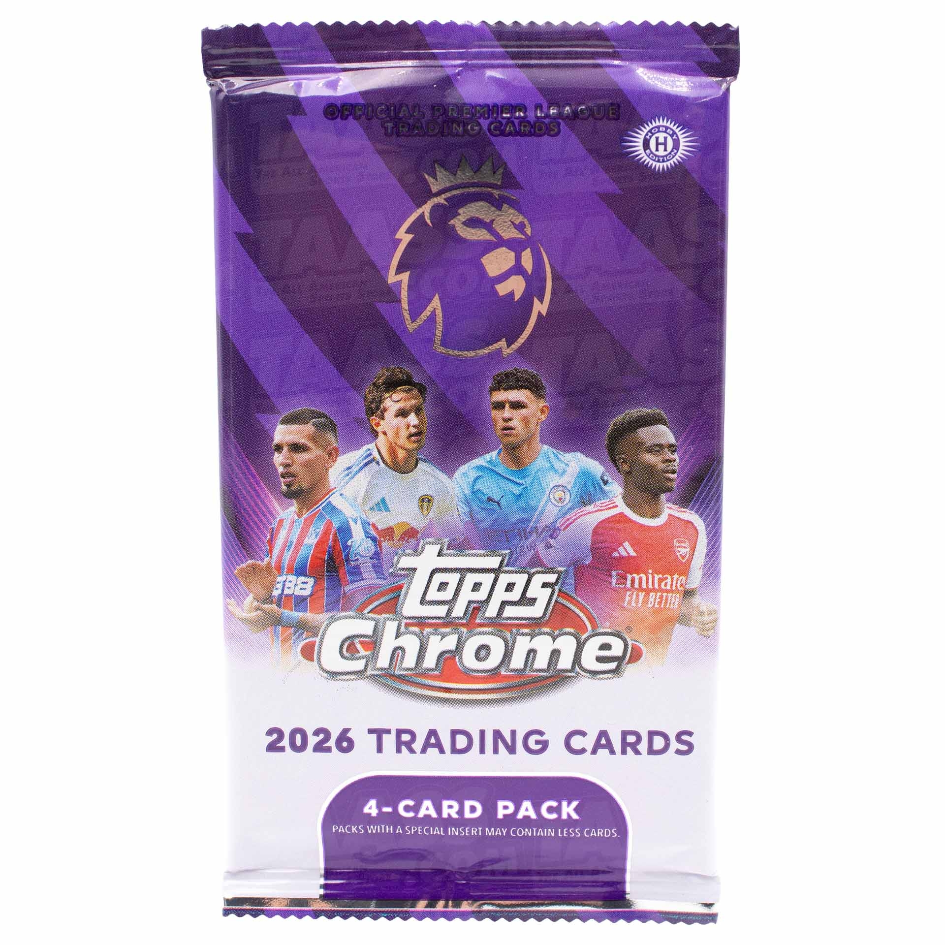 2025/26 Topps Chrome Premier League Soccer EPL Hobby Pack