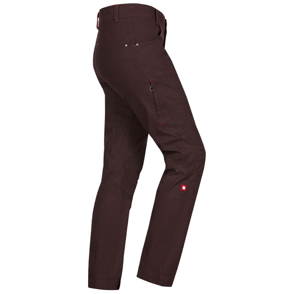 Ocún Cronos Climbing Pants Men - brown chocolate plum