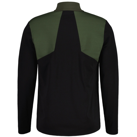 Maloja DurachelM. Mountain Midlayer Hybrid Shirt Men - deep black multi 8862