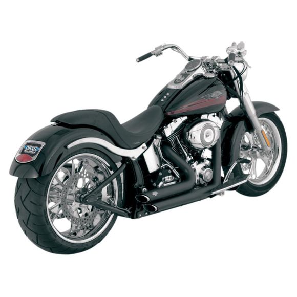 Full line Vance & Hines shortshots staggered blackRef: 1800-0745 / 18000745