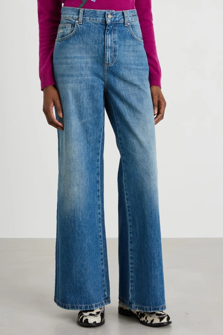 Wide leg jeans - BLUE