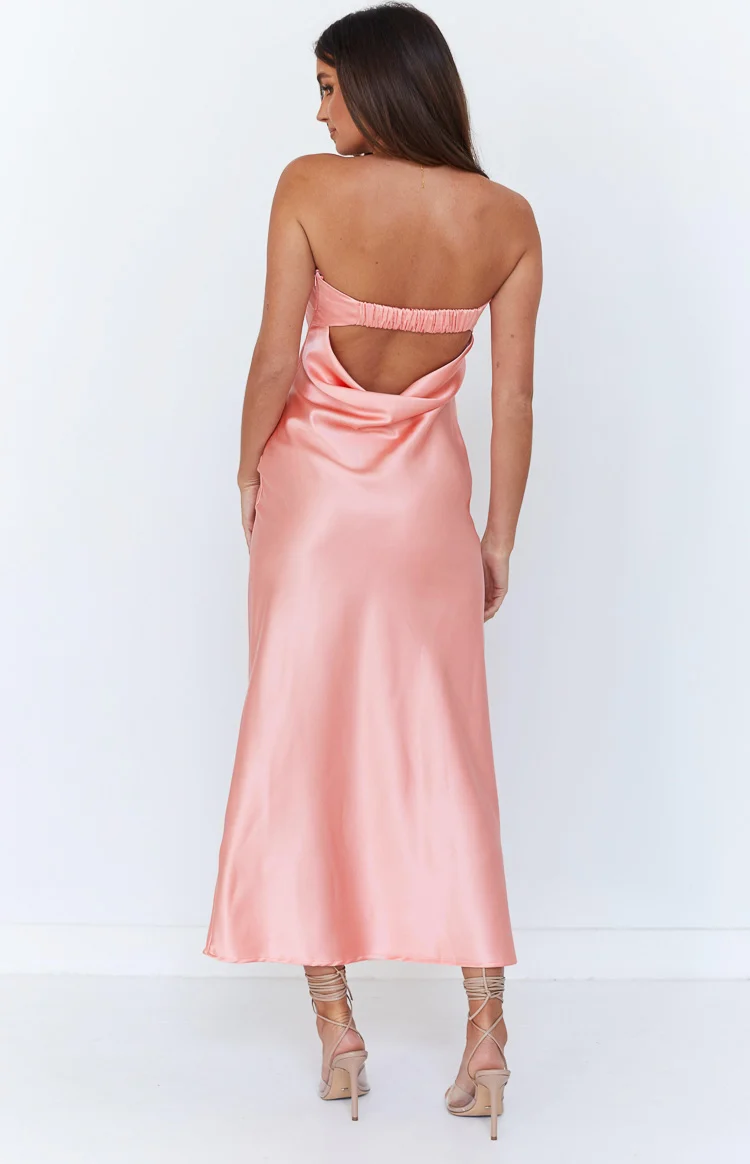 Maiah Pink Maxi Dress