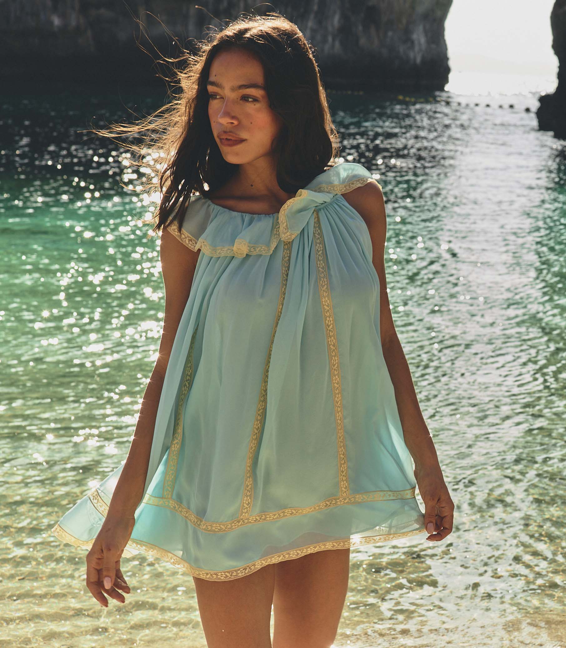 Suzette Midi Dress - Pale Wisteria
