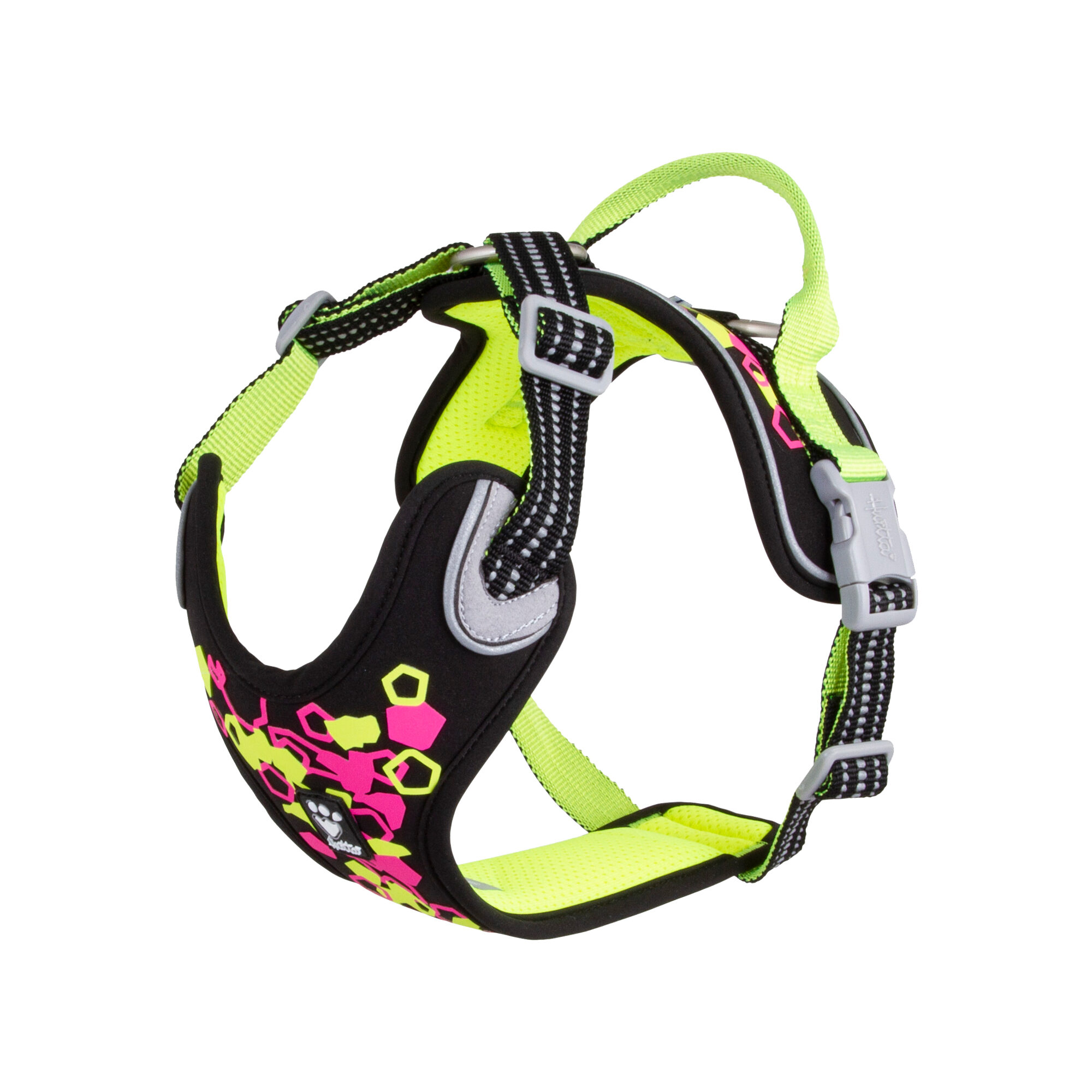 Hurtta Weekend Warrior Harness - Neon Licorice 40-45 cm