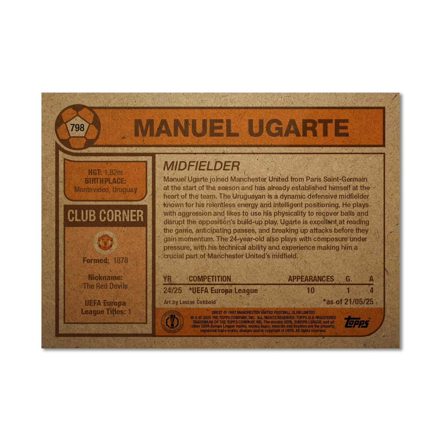 Manuel Ugarte - 2025 UCC Living Set® - Card 798