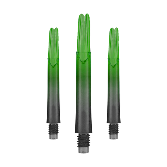 L-L-Style-Shaft Locked Straight Natural9 TwoTone Shafts - Green