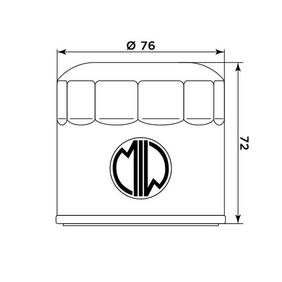 Meiwa Oil Filter 268153 Original TypeRef: 268153