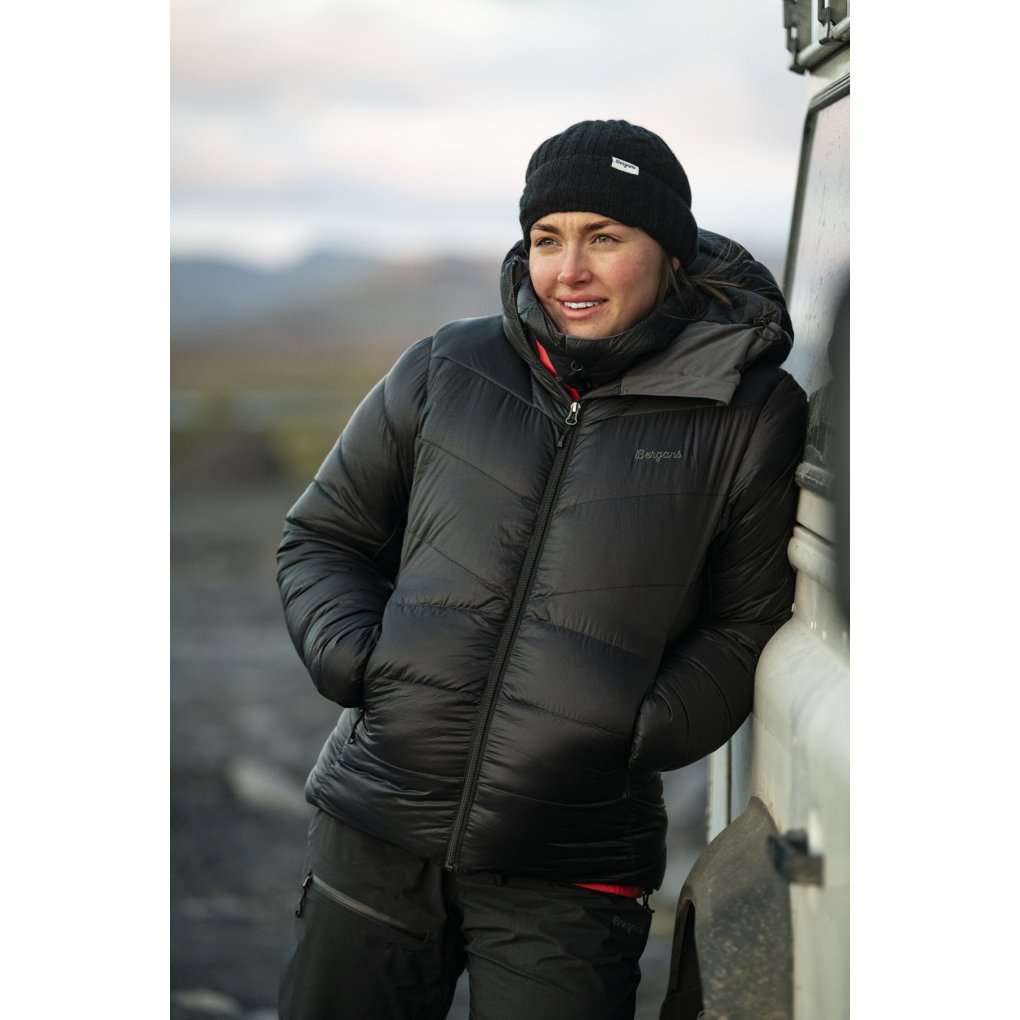 Bergans Rabot Mount Rib Wool Beanie - black