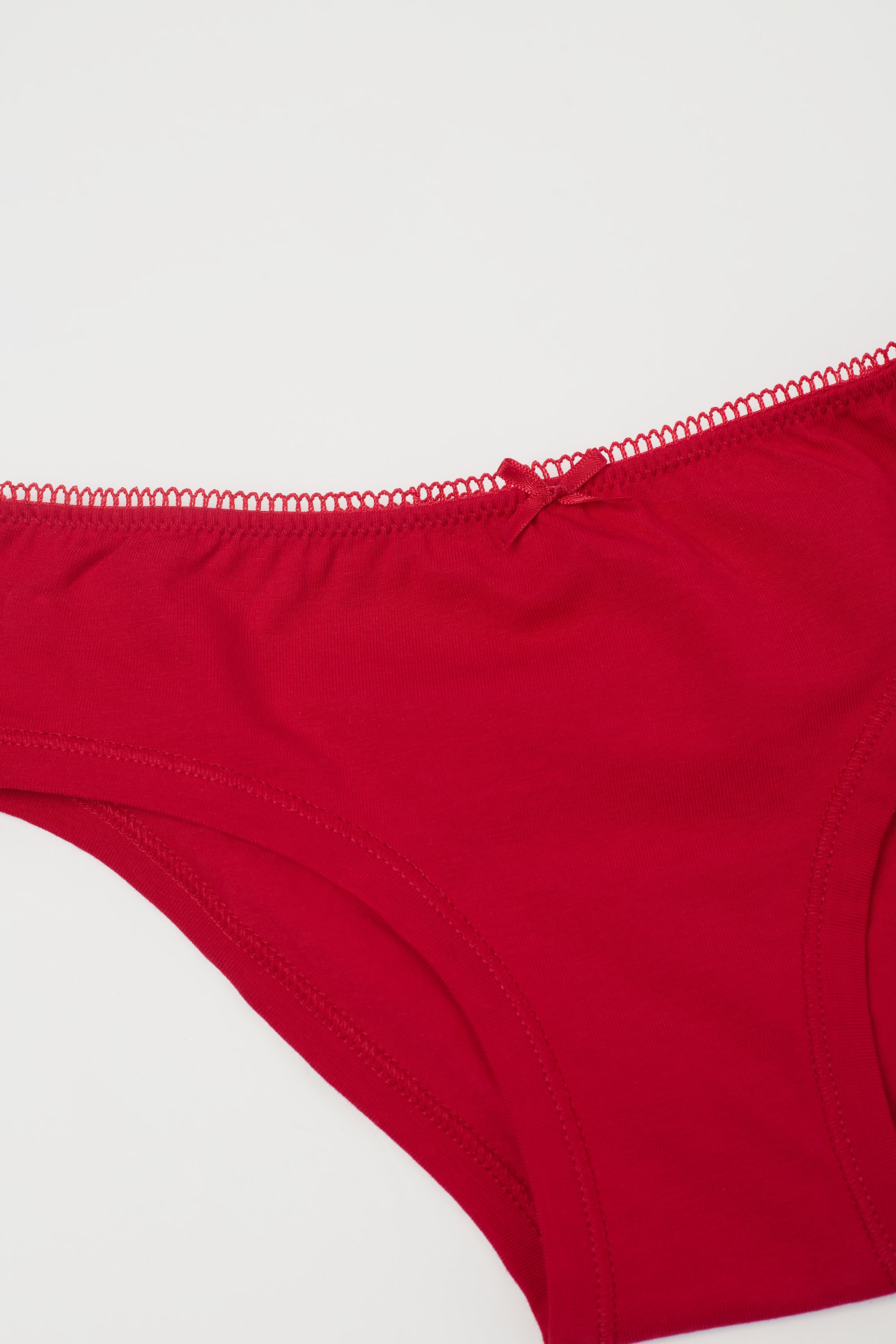Girls’ Basic Plain Colour Cotton Briefs