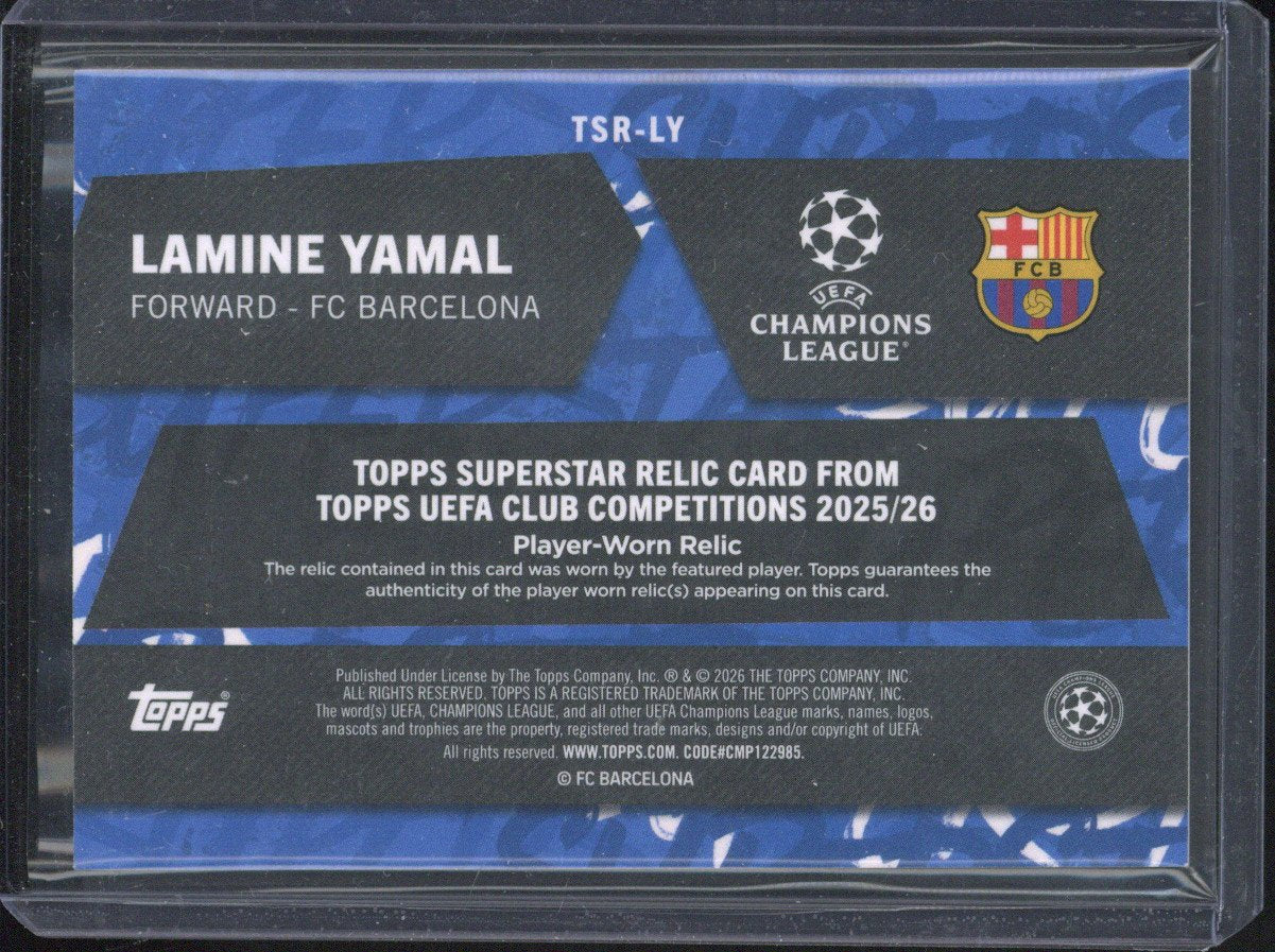2025-26 Topps UCC Lamine Yamal Relic /99