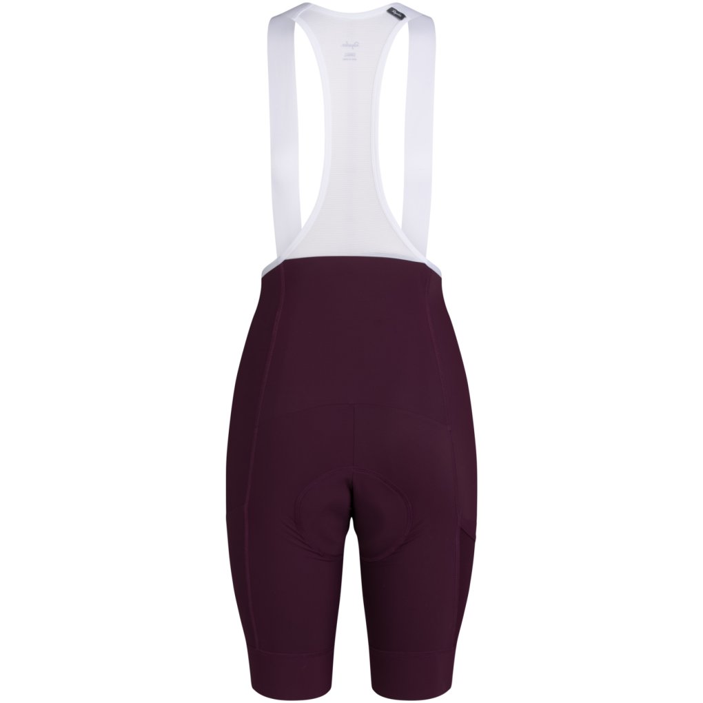 Rapha Brevet E. Cargo Bib Shorts Women - plum/white