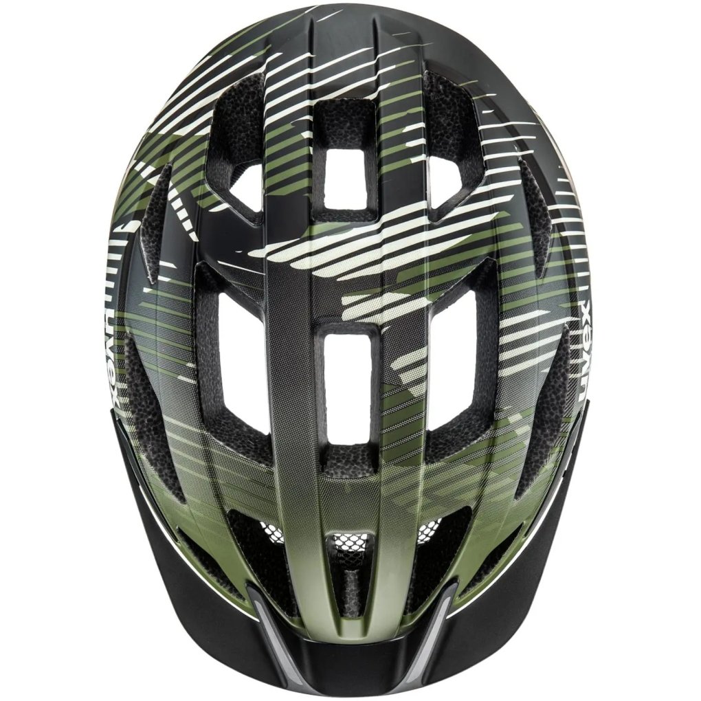 Uvex air wing 2 cc Bike Helmet Kids - dark olive-black matt