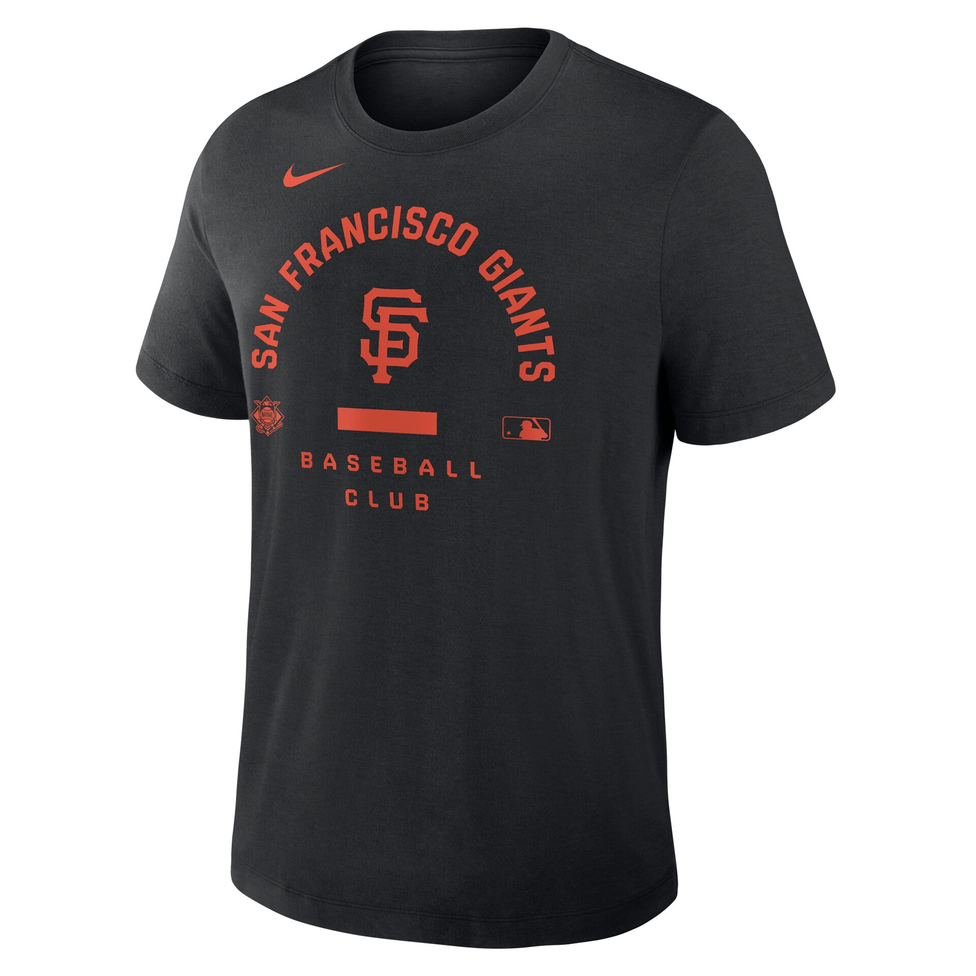 San Francisco Giants Early Work 2026 MLB Authentic Tri-Blend T-Shirt Black