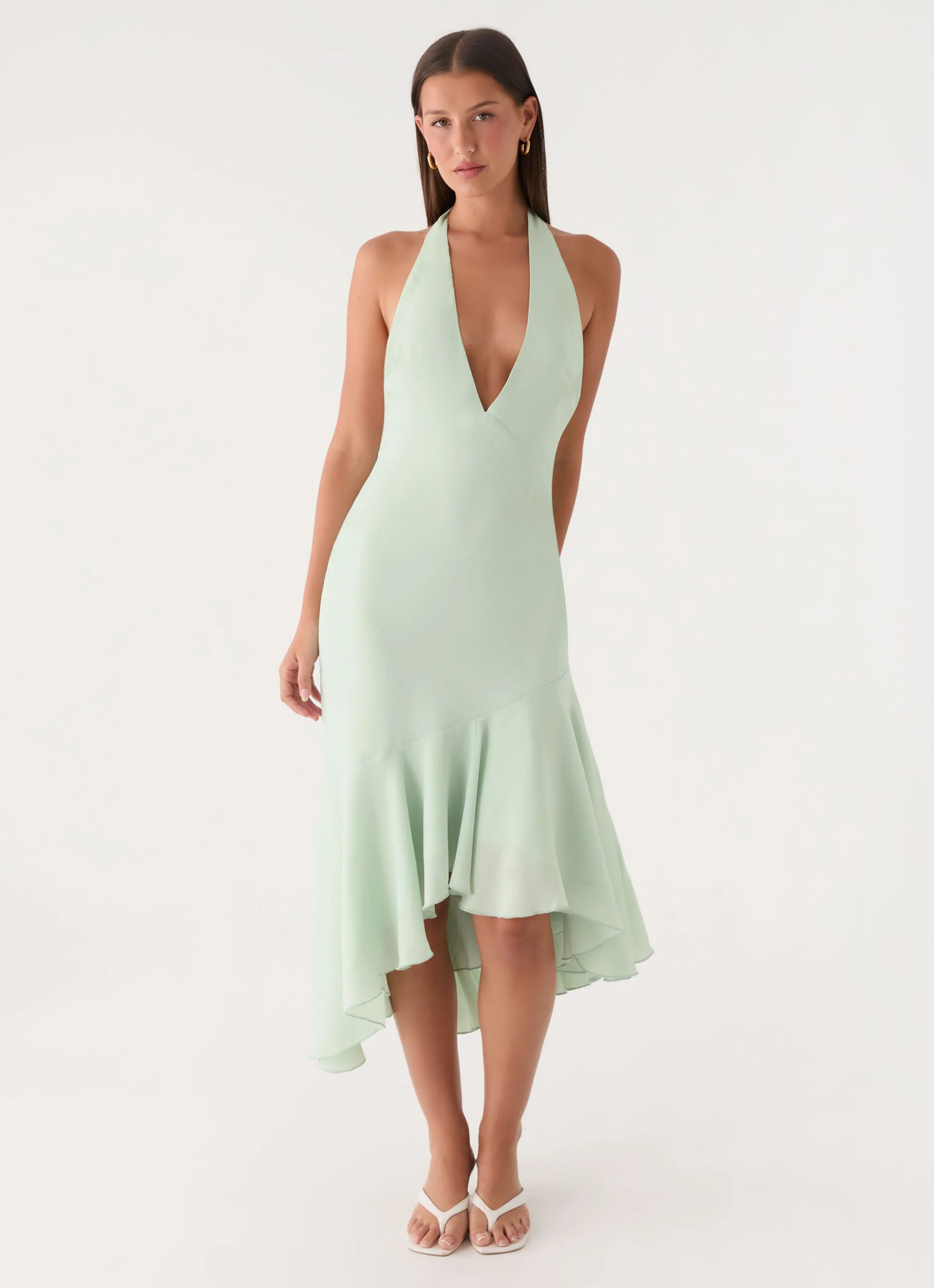 Darline Midi Dress - Pistachio