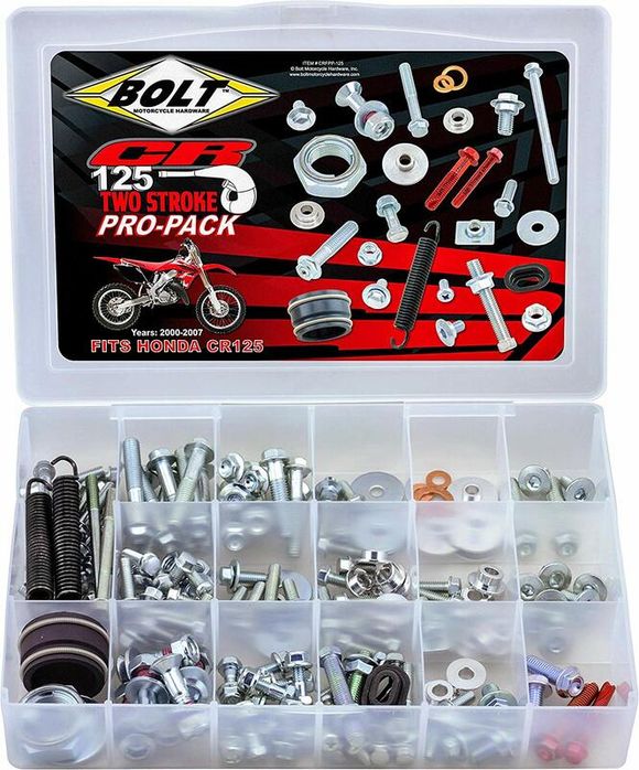 Kit Visserie Moto TT Bolt PackHONDA 125 CR 125 R (JE01) - 2000 - 2007Ref : BOLT00073A / 1061483