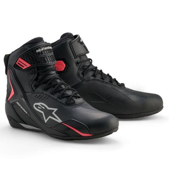 Alpinestars Stella Faster -4 Drystar Motorcycle Sneakers - Black / PinkRef: AP3885