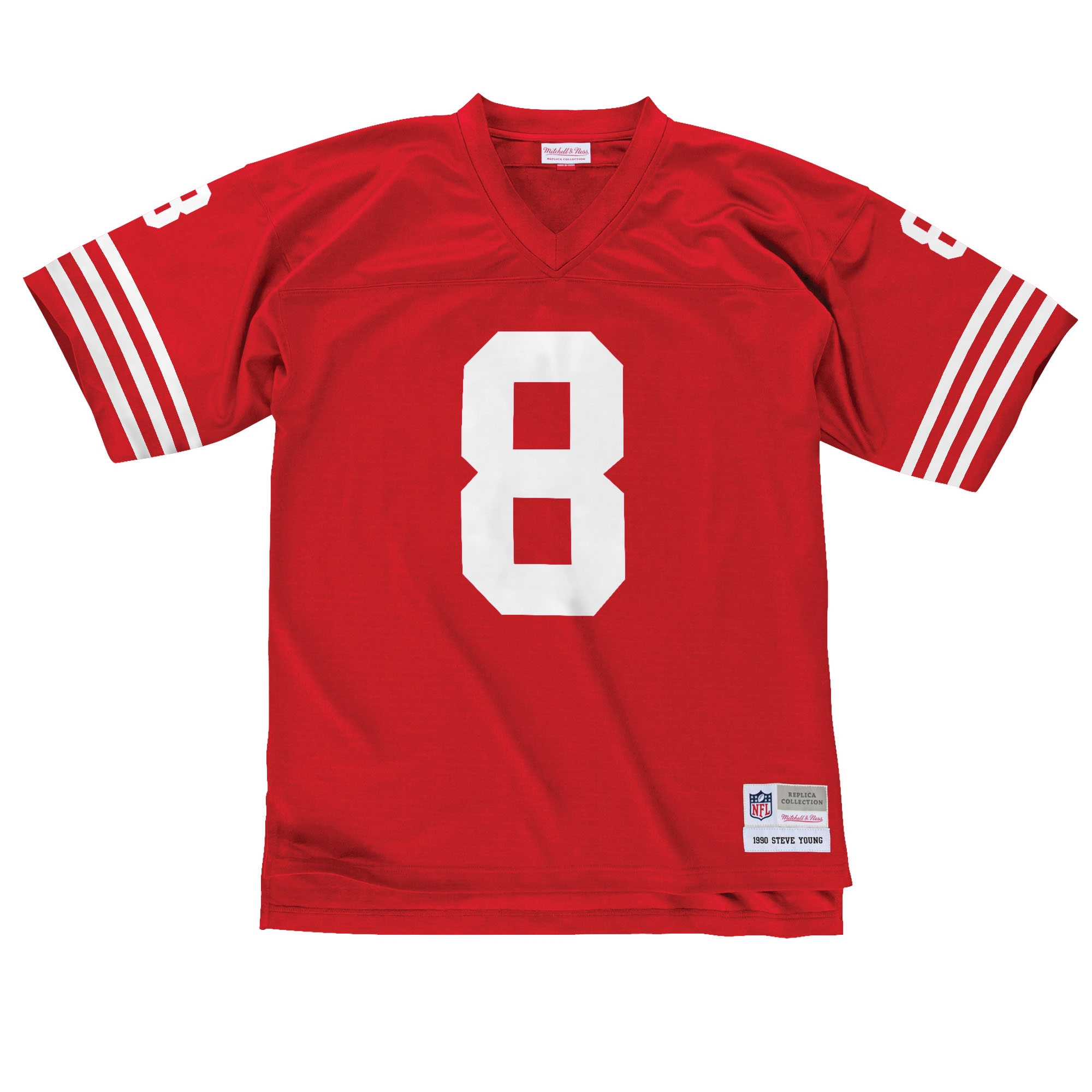 Steve Young #8 San Francisco 49ers Mitchell & Ness Throwback NFL Jersey Red