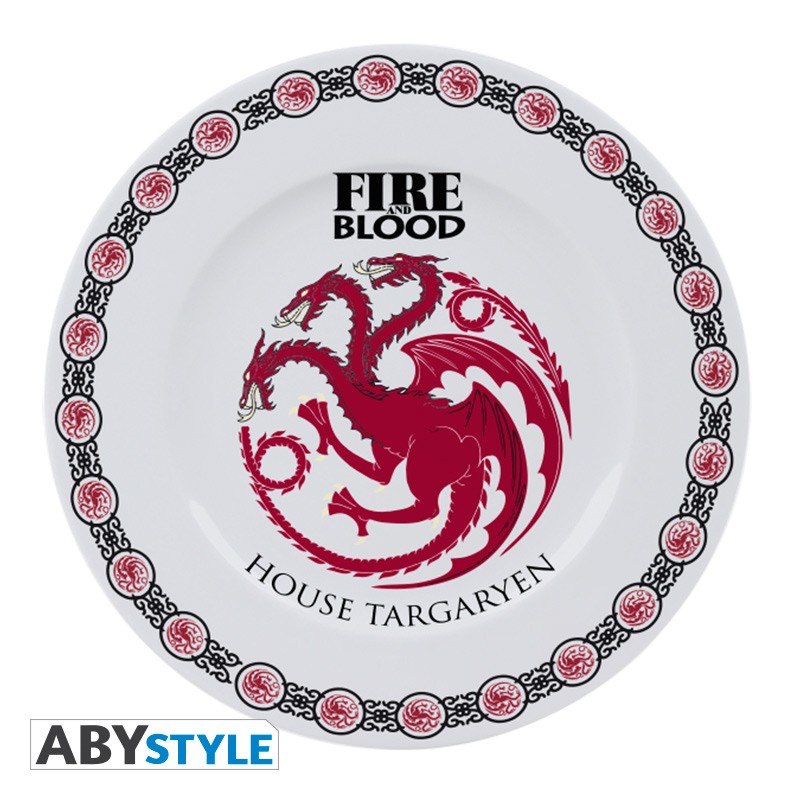 GAME OF THRONES Set of 4 Plates Families