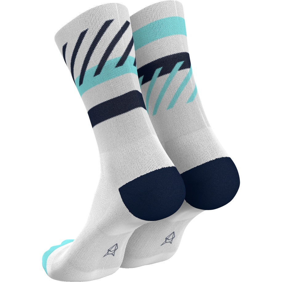 INCYLENCE Running Disrupts Socks - Navy Blue Mint
