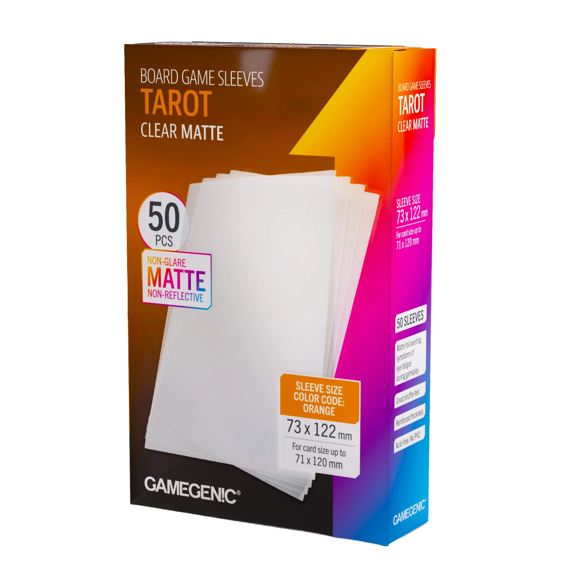 Board Game Sleeves Tarot Clear Matte