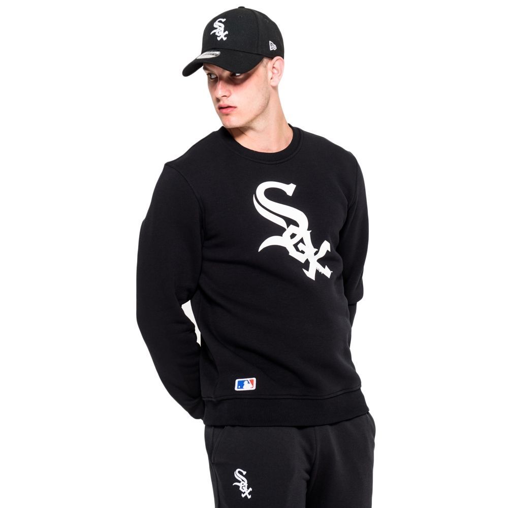 Chicago White Sox Logo Crewneck MLB Sweatshirt Black