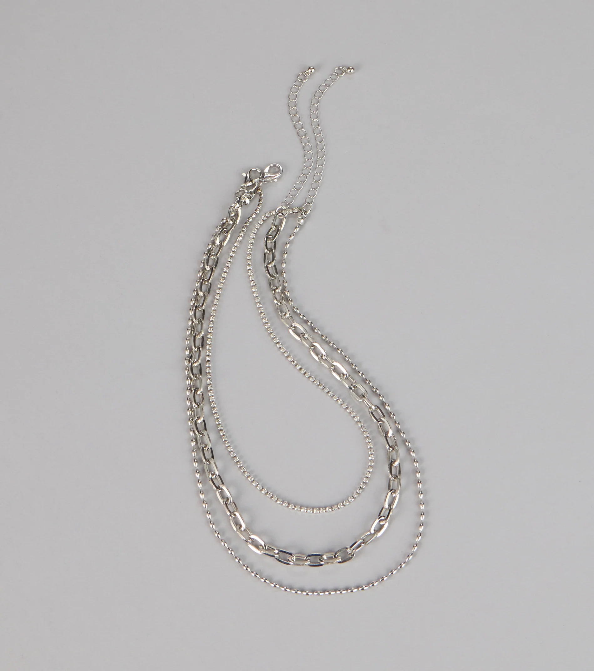 Stacked And Sparkle Necklace