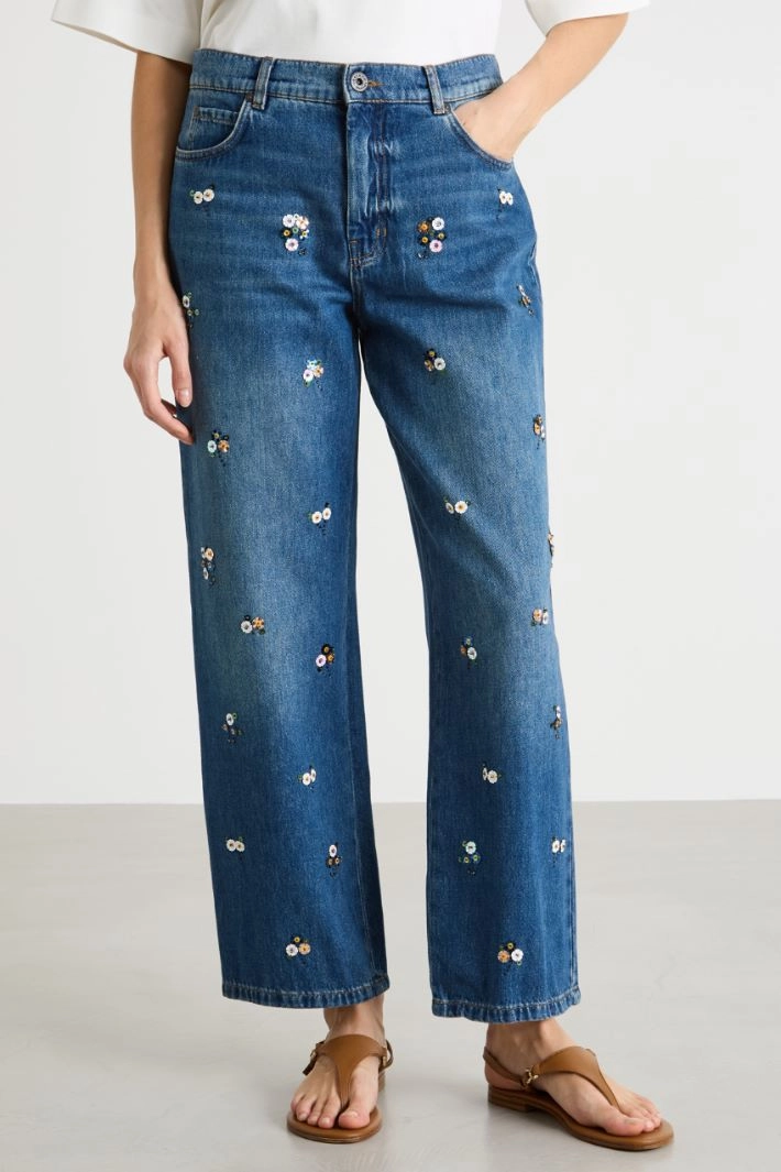 Sequin jeans - BLUE
