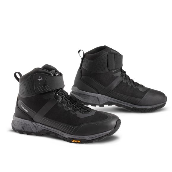 Falco GRANDER WATERPROOF Motorcycle Riding Shoes - BlackRef: FAL0201
