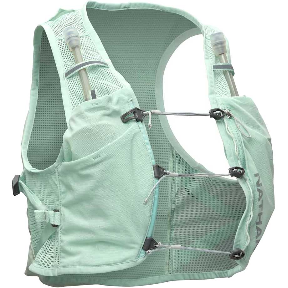 Nathan Sports Women's Pinnacle Breeze Hydration Vest - 4L - surf spray/reflective silver