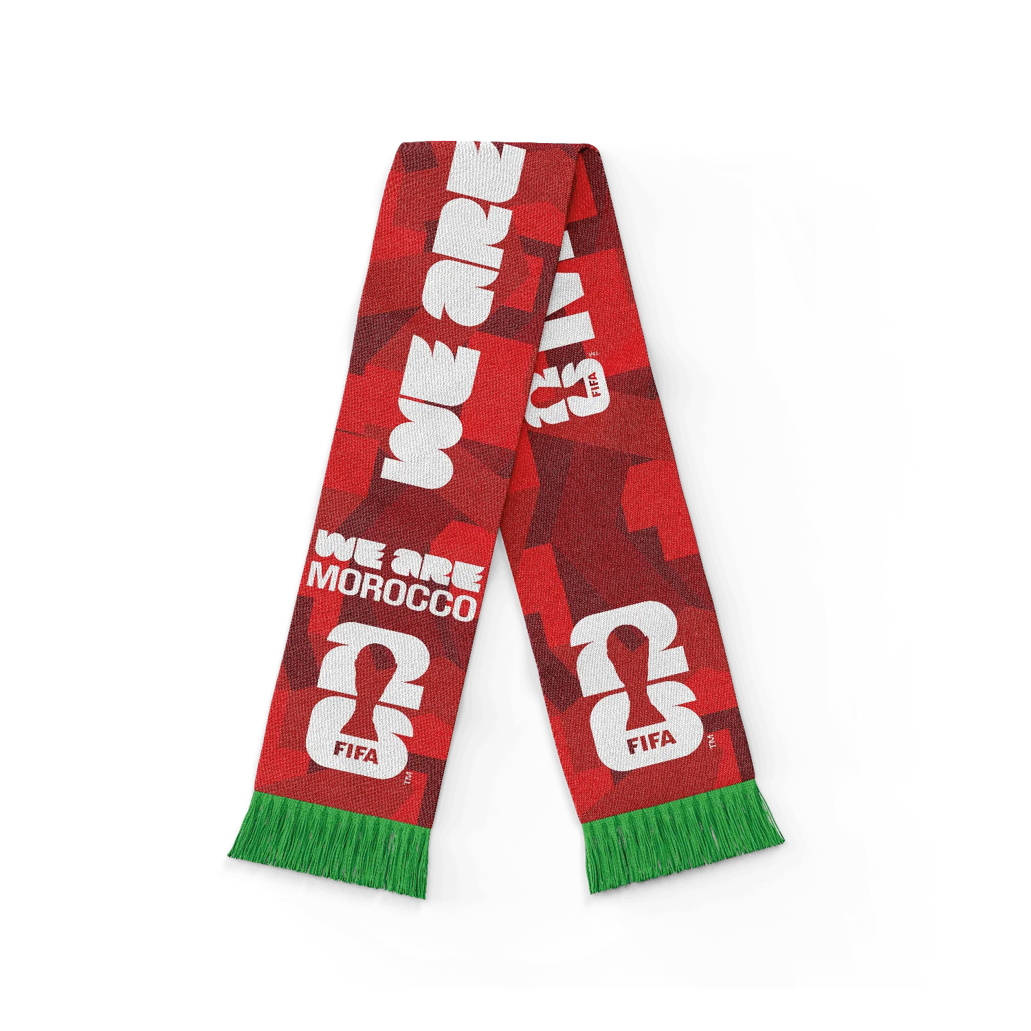 2026 Soccer Fan Collection 'We Are' Morocco Scarf