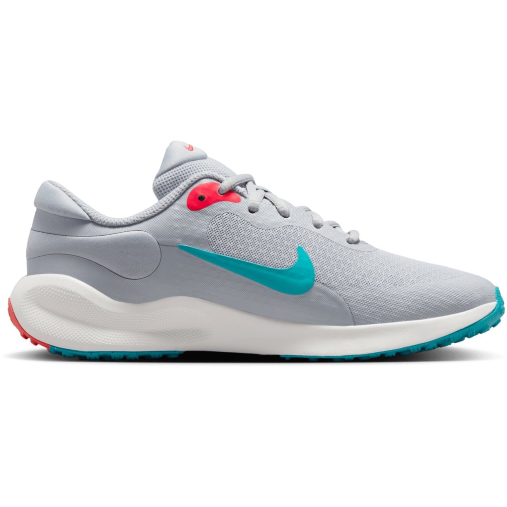Nike Revolution 7 Shoes GS Kids - wolf grey/dusty cactus-bright crimson FB7689-008
