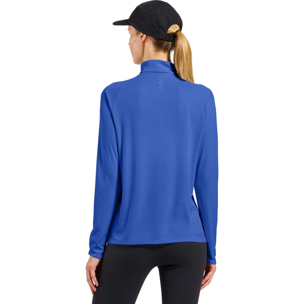 Odlo Essentials Half-Zip Running Mid Layer Women - dazzling blue