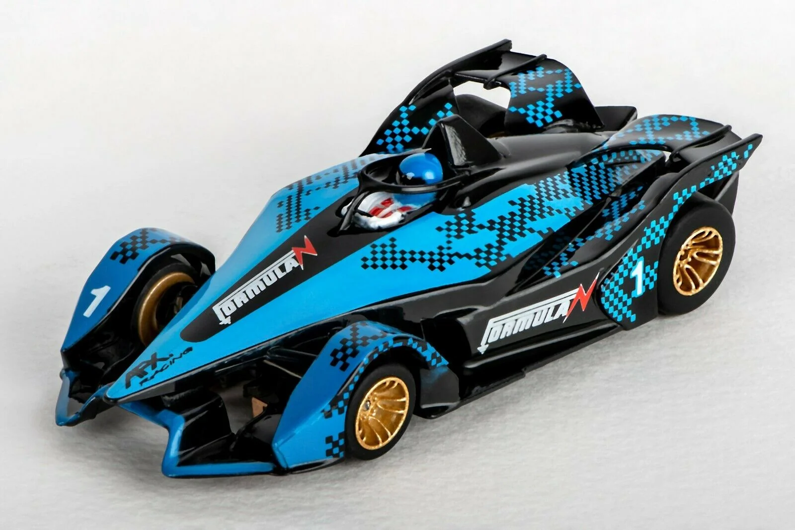 AFX HO Mega G+ Formula N Black & Blue #1 Slot Race Car AFX22039