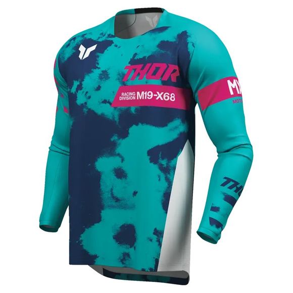 Thor Launch Bleach 2025 cross jersey - White / blueRef: TO3218