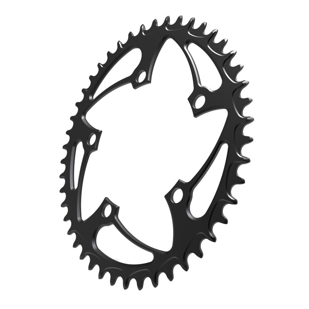 Alugear Narrow Wide Road Chainring - Oval - 110 BCD - 5-Bolt