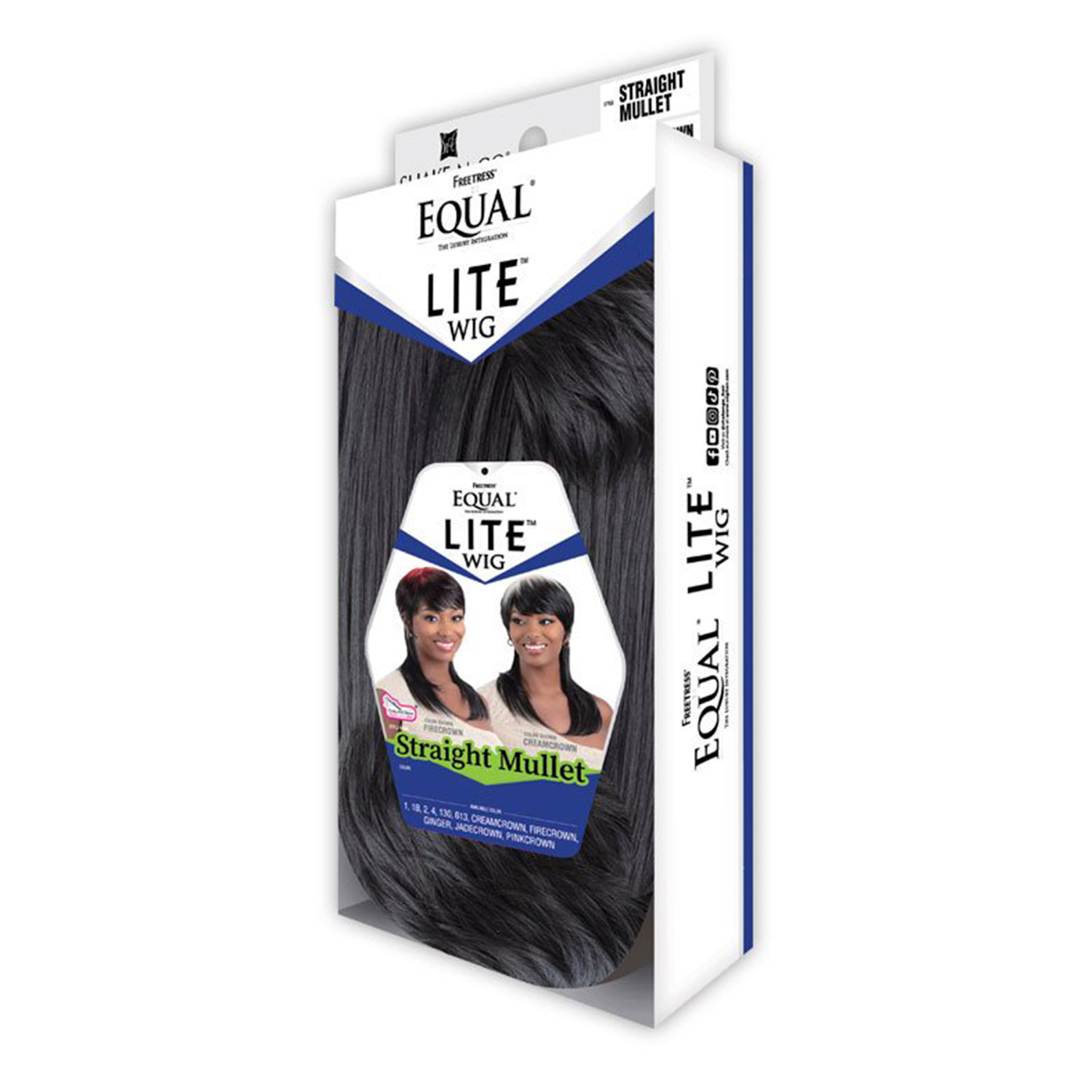 FreeTress Equal Lite Wig Straight Mullet