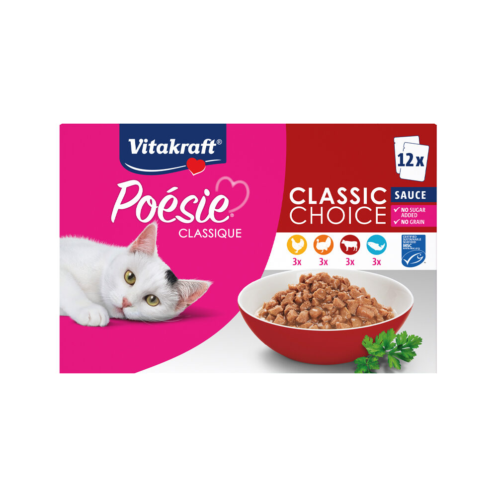 Vitakraft Poesie Classique - Classic Choice - 40 x 85 g
