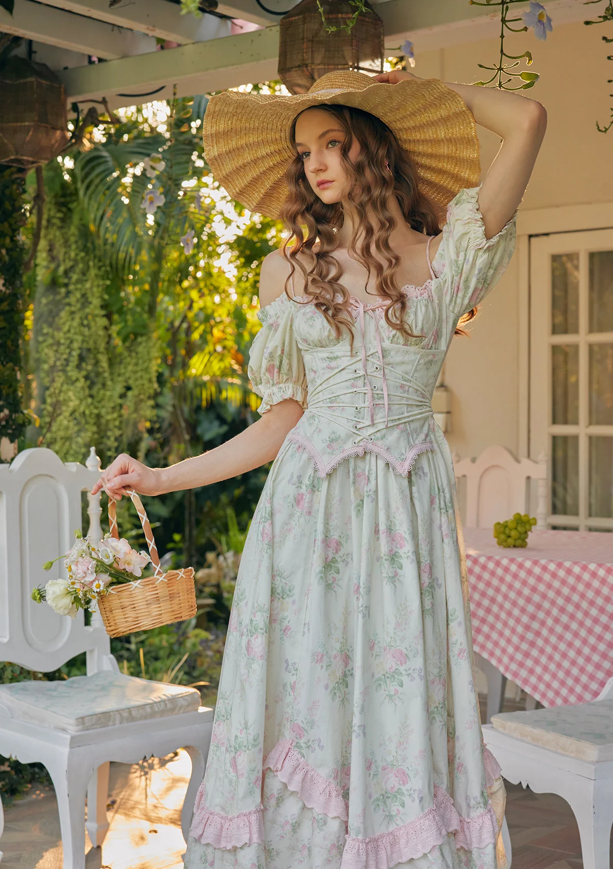 (US Exclusive) Fleur Poetry Corset Dress