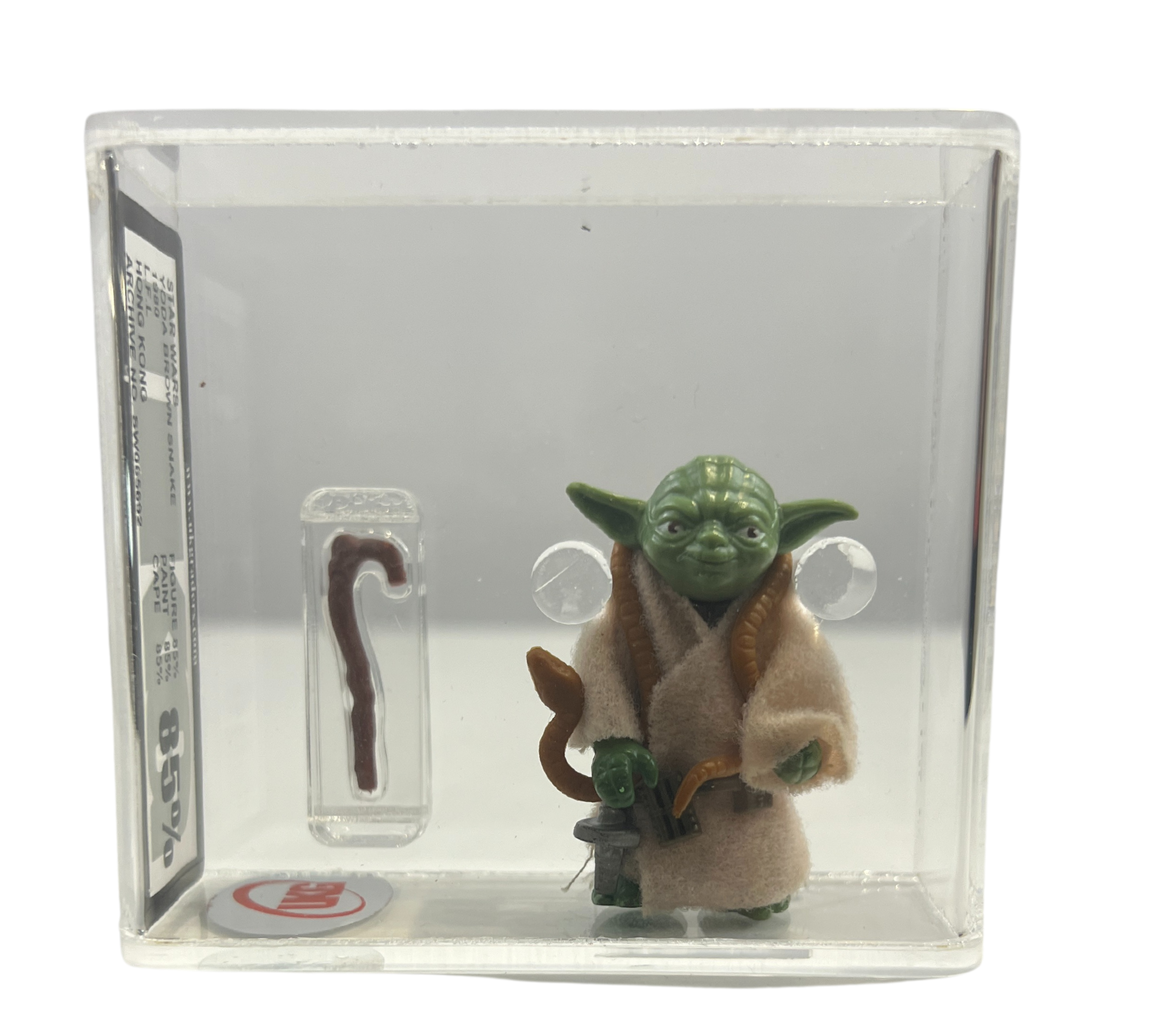 Star Wars Yoda Brown Snake 1980 L.F.L. Hong Kong UKG 85 *SW065692*