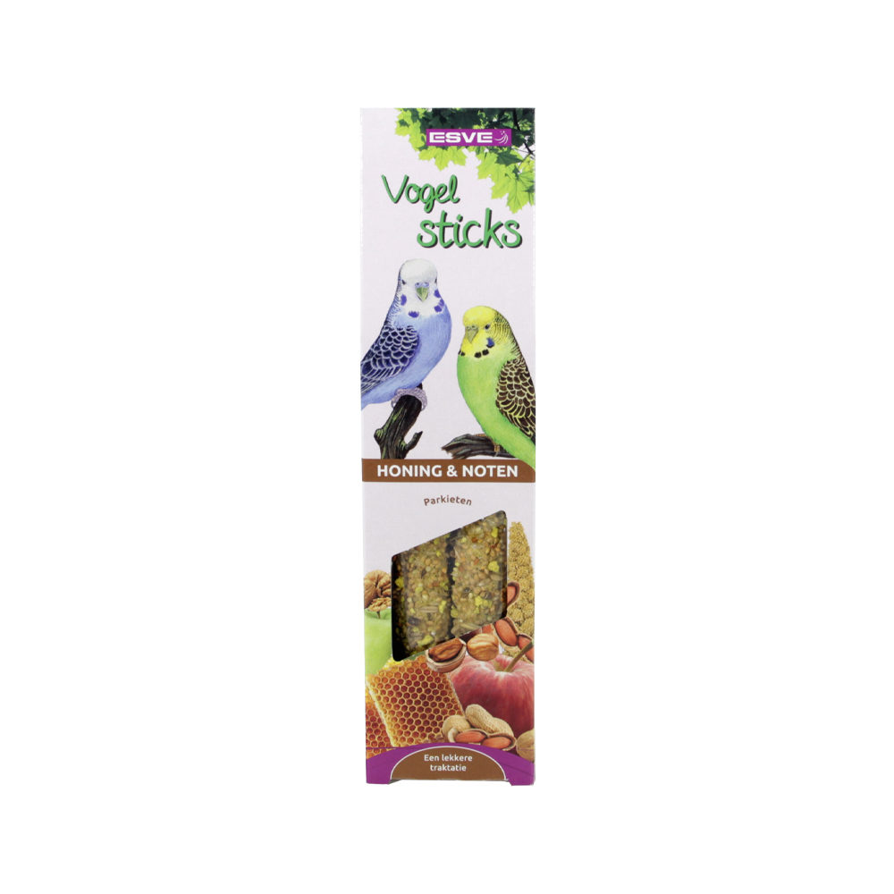 Esve Bird Sticks - Budgerigar Honey & Nuts - 100g