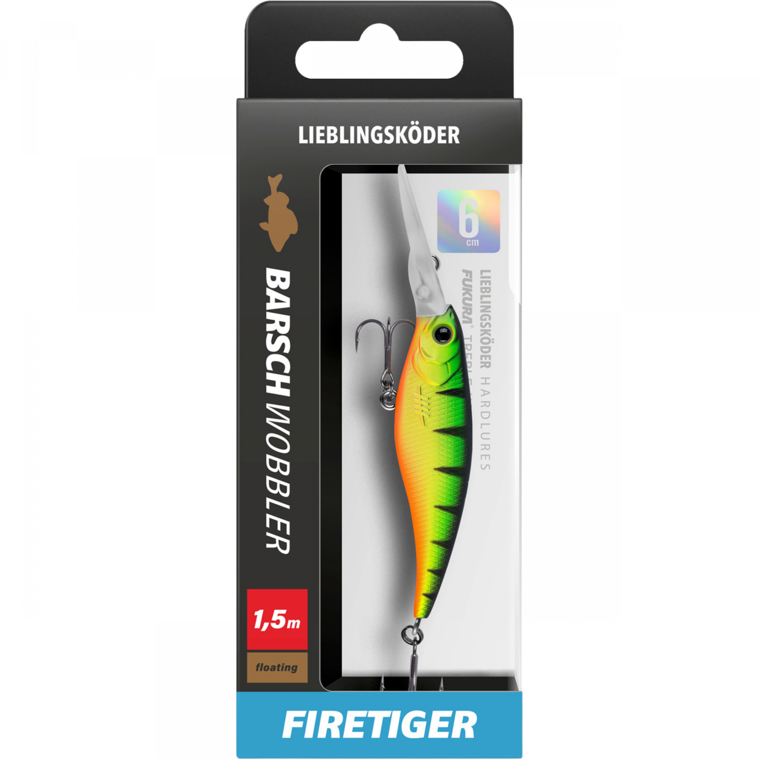 Lieblingsköder Barschwobbler (Firetiger)