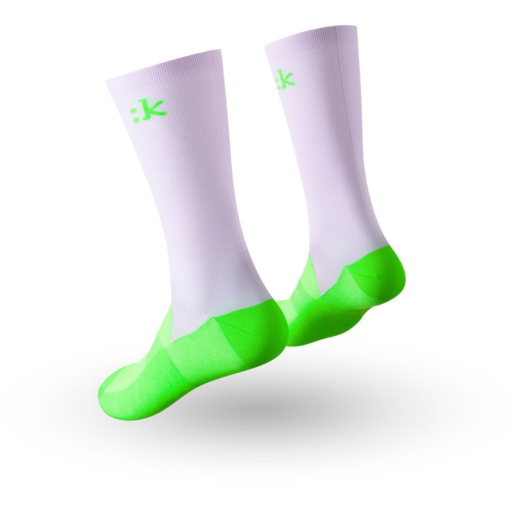 Fizik Performance Road Socks - lilac/neon green
