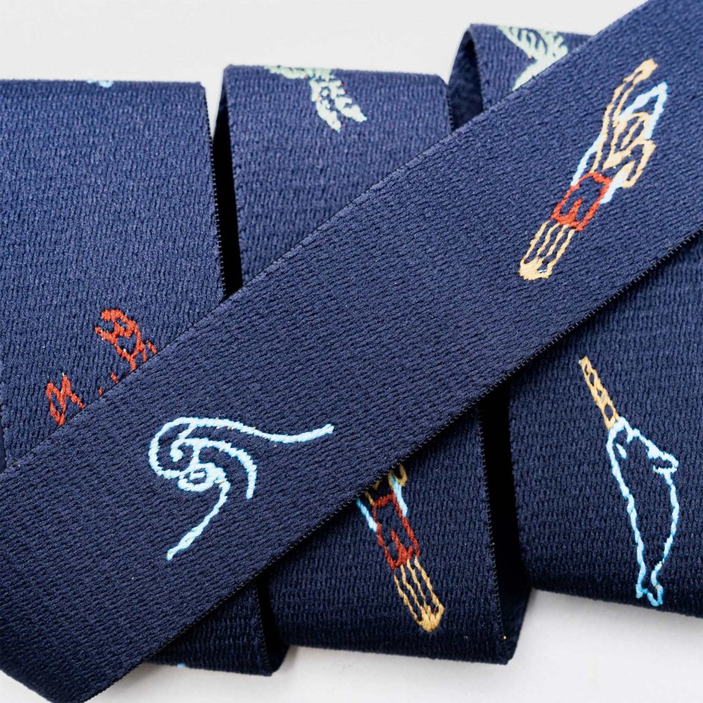 Arcade Adventure A2 Original Save the Waves Stretch Belt - navy