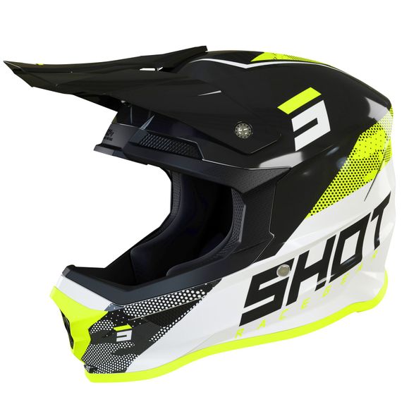 Shot FURIOUS CAMO cross helmet - NEON YELLOW GLOSSY 2022 - YellowRef: SO2175