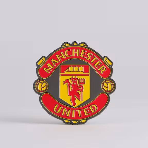 Manchester United Crest Bottle Opener Magnet Red