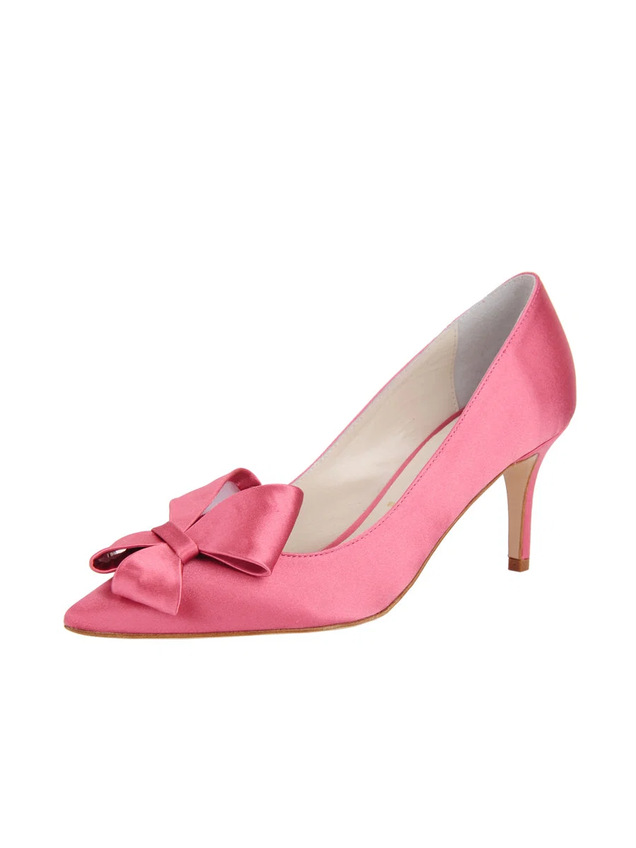 Caitlin Pointed Toe Pump Satin