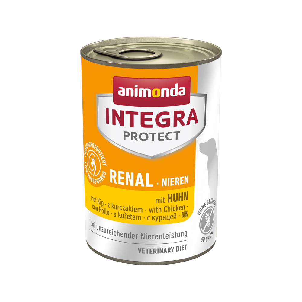 Animonda Integra Protect Dog Kidneys - Chicken - 6 x 400 g cans