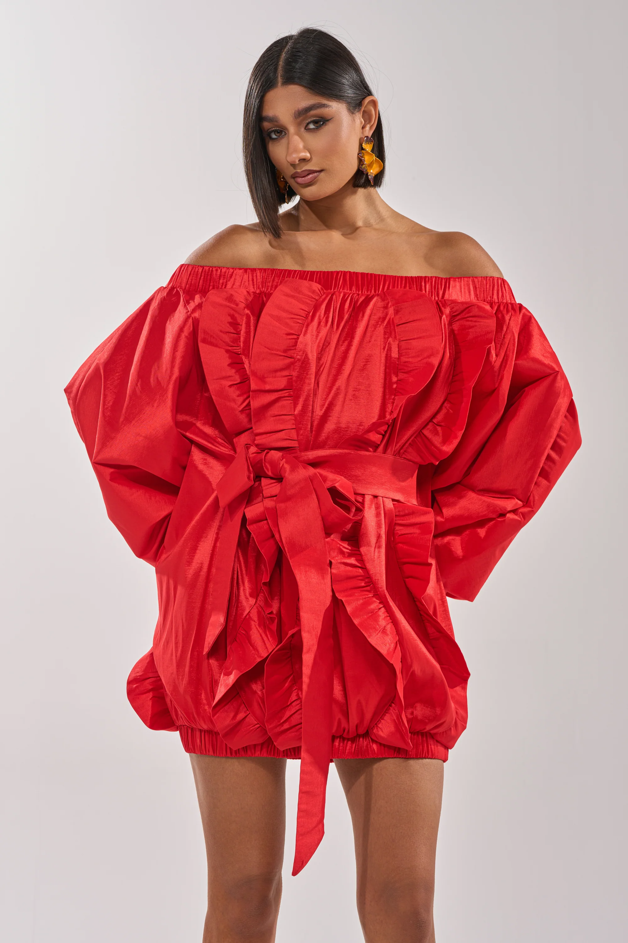 Shine On Long Sleeve Mini Dress