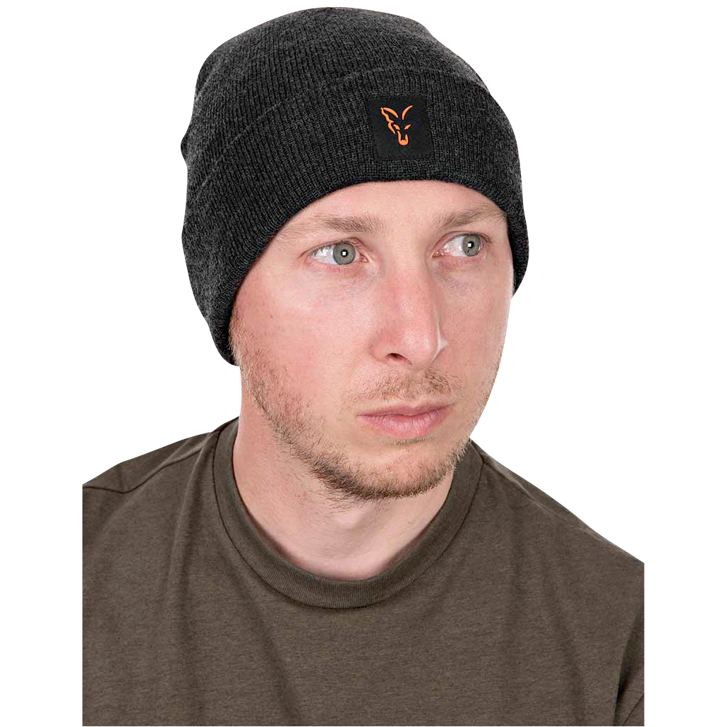 Fox Collection Beanie (Black\/Orange)