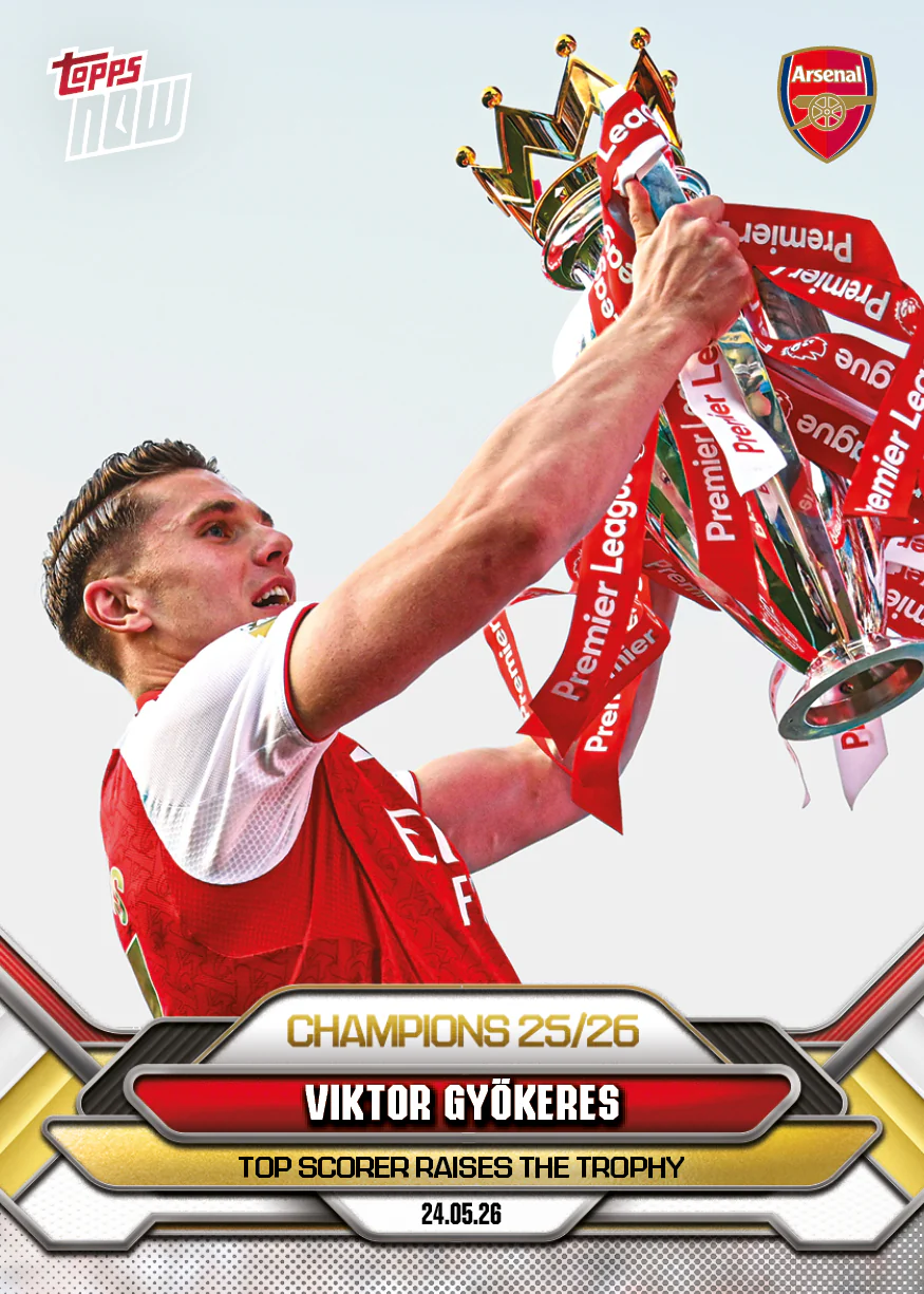 Viktor Gyökeres - 2025-26 Arsenal FC Topps NOW® - Card 7